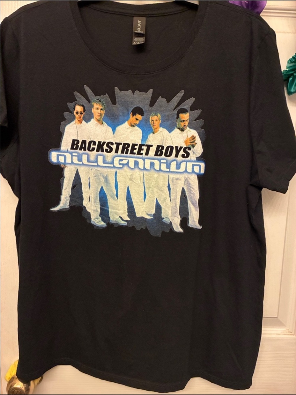 New: Black "Millennium" Backstreet Boys Graphic Tee - Band Shirt